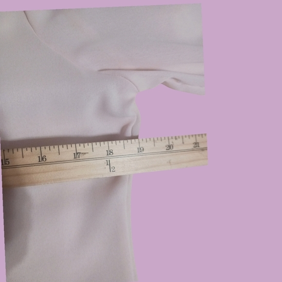 Laura & Jayne Petites Womens Blouse Size 10 Light Pink Embroidered & pink beaded - Picture 8 of 10